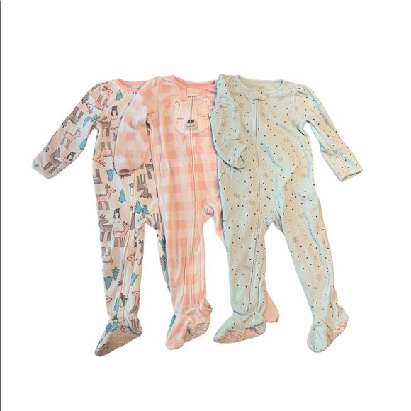 3 Pack! Girl’s Warm Sleeper - Picture 1 of 10